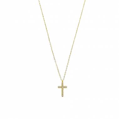 Γυναικείο Ατσάλινο Κολιέ Σταυρός – Women’s Steel Necklace