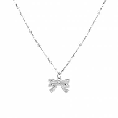 Γυναικείο Ατσάλινο Κολιέ Με Φιογκάκι – Women’s Steel Necklace