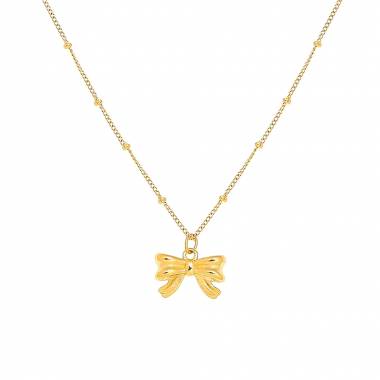 Γυναικείο Ατσάλινο Κολιέ Με Φιογκάκι – Women’s Steel Necklace