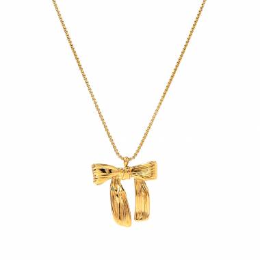 Γυναικείο Ατσάλινο Κολιέ Με Φιογκάκι – Women’s Steel Necklace