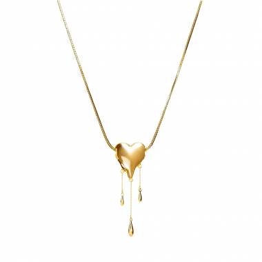 Γυναικείο Ατσάλινο Κολιέ Με Καρδιά – Women’s Steel Necklace