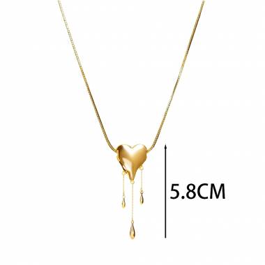 Γυναικείο Ατσάλινο Κολιέ Με Καρδιά – Women’s Steel Necklace