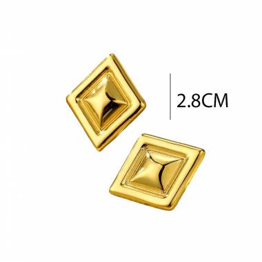 Γυναικεία Ατσάλινα Σκουλαρίκια Καρφωτά - Women's Steel Earrings