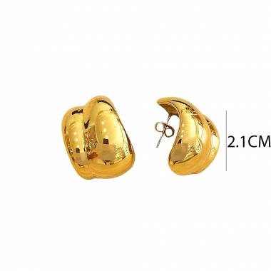 Γυναικεία Ατσάλινα Σκουλαρίκια Καρφωτά - Women's Steel Earrings