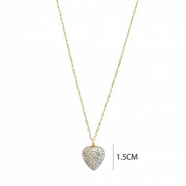 Γυναικείο Ατσάλινο Κολιέ Με Καρδιά – Women’s Steel Necklace