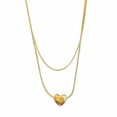 Γυναικείο Ατσάλινο Κολιέ Με Καρδιά – Women’s Steel Necklace