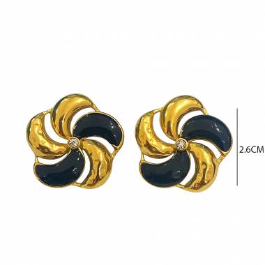 Γυναικεία Ατσάλινα Σκουλαρίκια Καρφωτά - Women's Steel Earrings