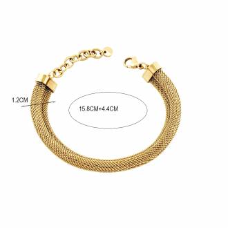 Γυναικείο Βραχιόλι  Με πλακέ Αλυσίδα – Women's Bracelet With Flat Chain