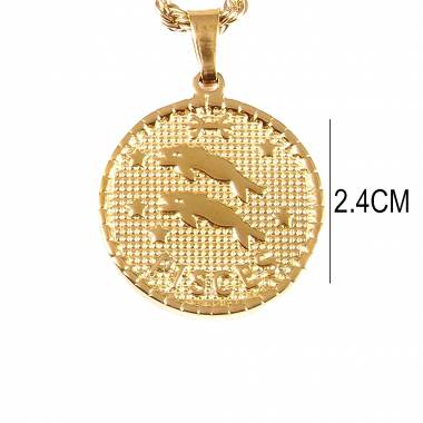 Ανδρικό Ατσάλινο Κολιέ Με Ζώδιο (Ιχθύες) – Men’s Steel Necklace Zodiac (Pisces)
