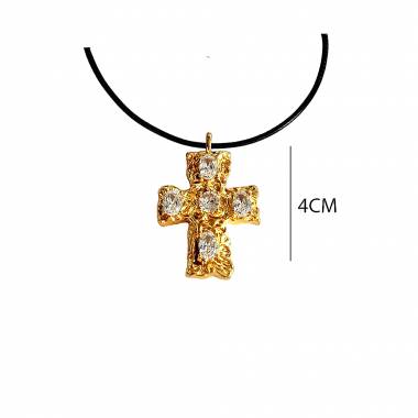 Γυναικείο Ατσάλινο Κολιέ Σταυρός – Women’s Steel Necklace