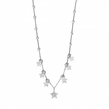 Γυναικείο Ατσάλινο Κολιέ Με Αστεράκια – Women’s Steel Necklace