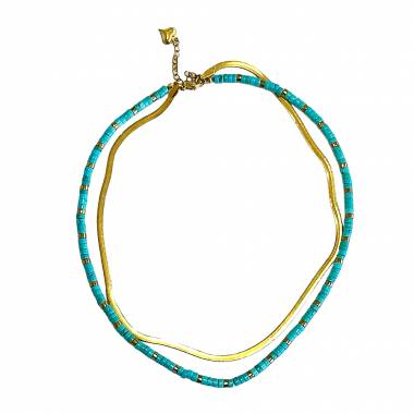 Γυναικείο Ατσάλινο Κολιέ Με Χάντρες – Women’s Steel Necklace