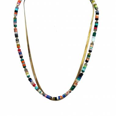 Γυναικείο Ατσάλινο Κολιέ Με Χάντρες – Women’s Steel Necklace