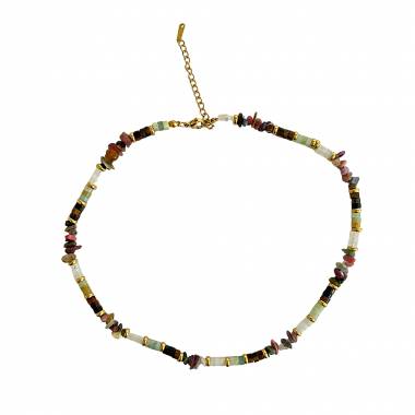 Γυναικείο Ατσάλινο Κολιέ Με Χάντρες – Women’s Steel Necklace