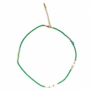 Γυναικείο Ατσάλινο Κολιέ Με Χάντρες – Women’s Steel Necklace