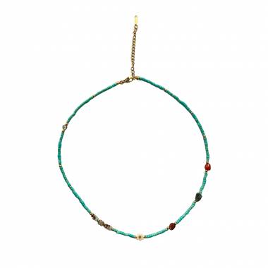 Γυναικείο Ατσάλινο Κολιέ Με Χάντρες – Women’s Steel Necklace