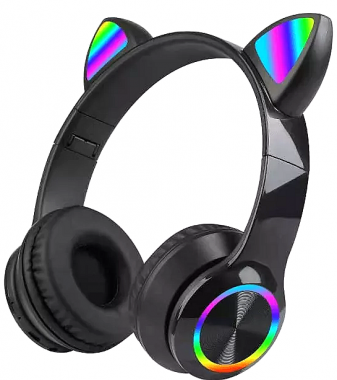 Ασύρματα Σπαστά Ακουστικά Bluetooth RGB LED με Αυτάκια & ΜικρόφωνοP68M