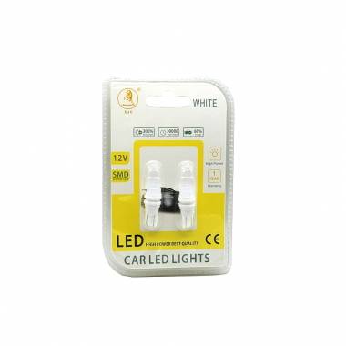 EJC Λάμπες Αυτοκινήτου Canbus 12V T10-3 2τμχ ψυχρό φως - LED light