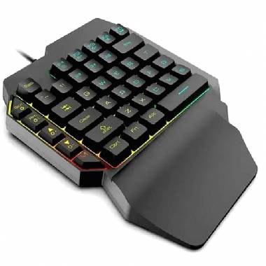 Πληκτρολόγιο Gaming RGB Ενός Χεριού JX-K8