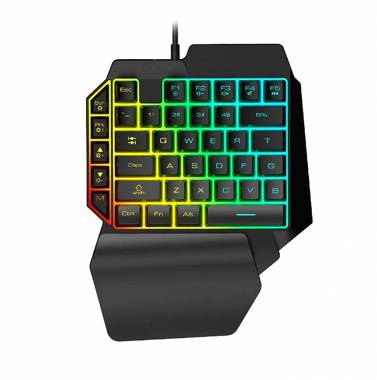 Πληκτρολόγιο Gaming RGB Ενός Χεριού JX-K8