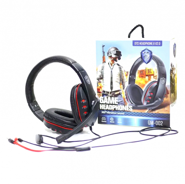Ενσύρματα Ρυθμιζόμενα Ακουστικά Gaming GM-002 aux 3.5mm Black/Red Mat