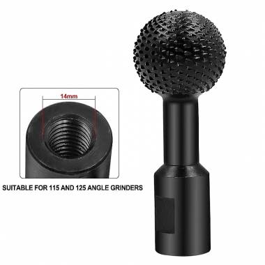 Ράσπα ξύλου στρογγυλή - Hotaitools spherical spindles for angle grinder