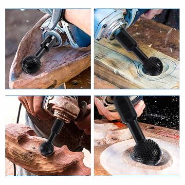 Ράσπα ξύλου στρογγυλή - Hotaitools spherical spindles for angle grinder