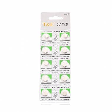 T&E Μπαταρίες αλκαλικές 1.55V LR754-393-G5 - Alkaline battery