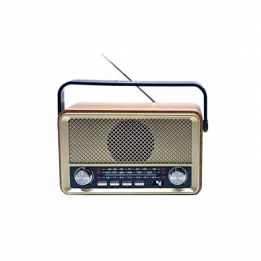 Hairun Retro Επιτραπέζιο Ραδιόφωνο Επαναφορτιζόμενο με Bluetooth HR511BT - Radio