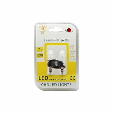 EJC Λάμπες Αυτοκινήτου Canbus 12V T5-6 2τμχ κόκκινο φως – LED light 12V