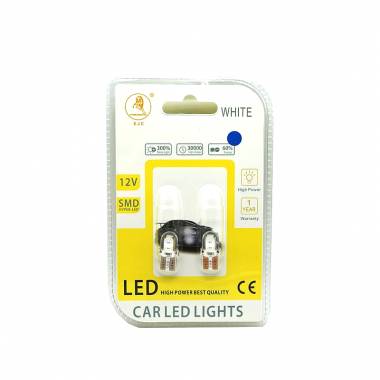 EJC Λάμπες Αυτοκινήτου Canbus 12V 2τμχ ψυχρό φως T10-Cob – LED light