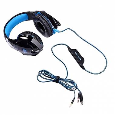 Gaming ακουστικά, με ήχο surround, μικρόφωνο ακύρωσης θορύβου και led φωτισμό Kotion Each G2000