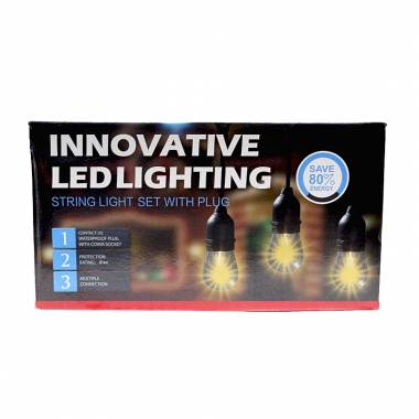 Εξωτερικά φώτα κρεμαστά γιρλάντα LED 5m 10L- Innovative lighting