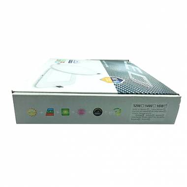 LED φωτιστικό οροφής 16W 220V - LED PANEL LIGHT SQUARE  WARM WHITE