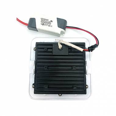 LED φωτιστικό οροφής 9W 220V - LED PANEL LIGHT SQUARE WHITE