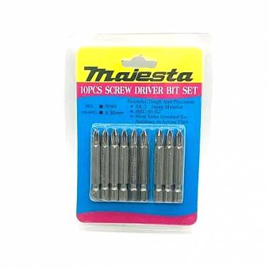 MAIESTA σετ αρίδες τρυπανιού 10τμχ – Screw driver bit set