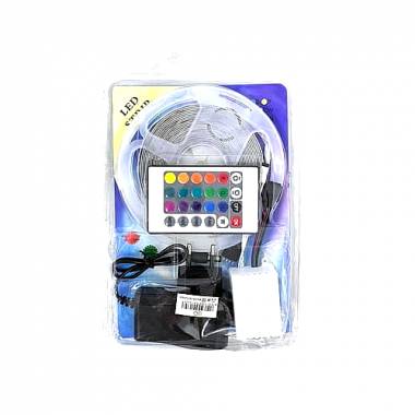 Σετ Ταινία LED 5M RGB Λεντοταινία με ασύρματο χειριστήριο IP65 2835 - LED Strip