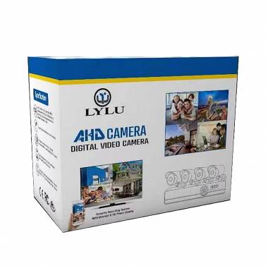 Lylu AHD Digital Video Camera P2P 1080P Σύστημα εγγραφής ασφαλείας με 4 κανάλια, 4 κάμερες, προβολή Διαδικτύου και τηλεφώνου