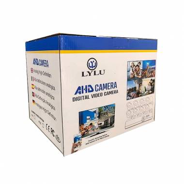 Lylu AHD Digital Video Camera P2P 1080P Σύστημα εγγραφής ασφαλείας με 8 κάμερες, προβολή Διαδικτύου και τηλεφώνου
