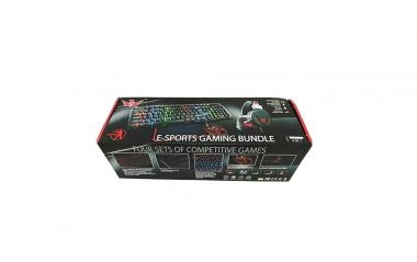 Σετ Gaming Πληκτρολόγιο με RGB Φωτισμό Ποντίκι,Ακουστικά & Mousepad 4 σε 1 – JX-K8816
