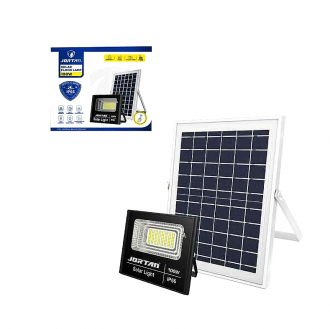 Jortan Ηλιακός Προβολέας Με Τηλεχειριστήριο LED 100W IP66