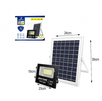 Jortan Ηλιακός Προβολέας Με Τηλεχειριστήριο LED 100W IP66