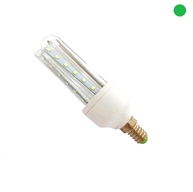 Led Λάμπα E14 AC85-265V 7w με ΠΡΑΣΙΝΟ Φωτισμό StarWin