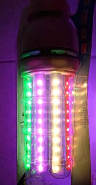 Led Λάμπα E27 AC85-265V 6000k 16w StarWin με 8 Διαφορετικά Χρώματα