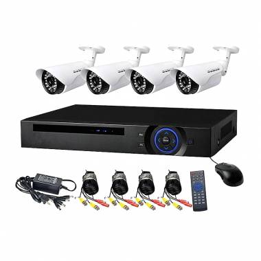Lylu AHD Digital Video Camera P2P 1080P Σύστημα εγγραφής ασφαλείας με 4 κανάλια, 4 κάμερες, προβολή Διαδικτύου και τηλεφώνου