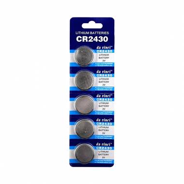 Μπαταρίες λιθίου CR2430 Da Vinci 5τεμ 3V