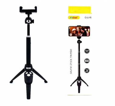 Τρίποδο Κινητού με Bluetooth Μαύρο Selfie Stick Q-LH8