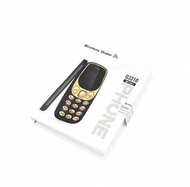 Μίνι Κινητό Τηλέφωνο με 2 Κάρτες SIM WIRELESS DIALER Q3310