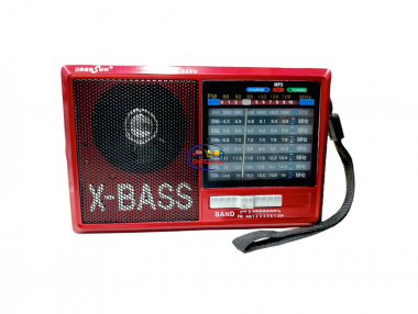 Φορητό Ραδιόφωνο Επαναφορτιζόμενο Φακό USB & Bluetooth RS-323U