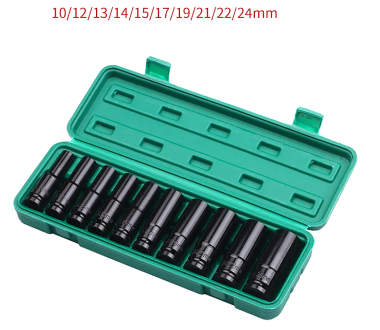 Σετ Καρυδάκια 10τεμ. 1/2″ – Dr. deep impact socket set